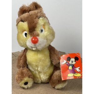 Vintage Dale Disneyland Walt Disney World WDW Stuffed Plush w/ tag made in Korea